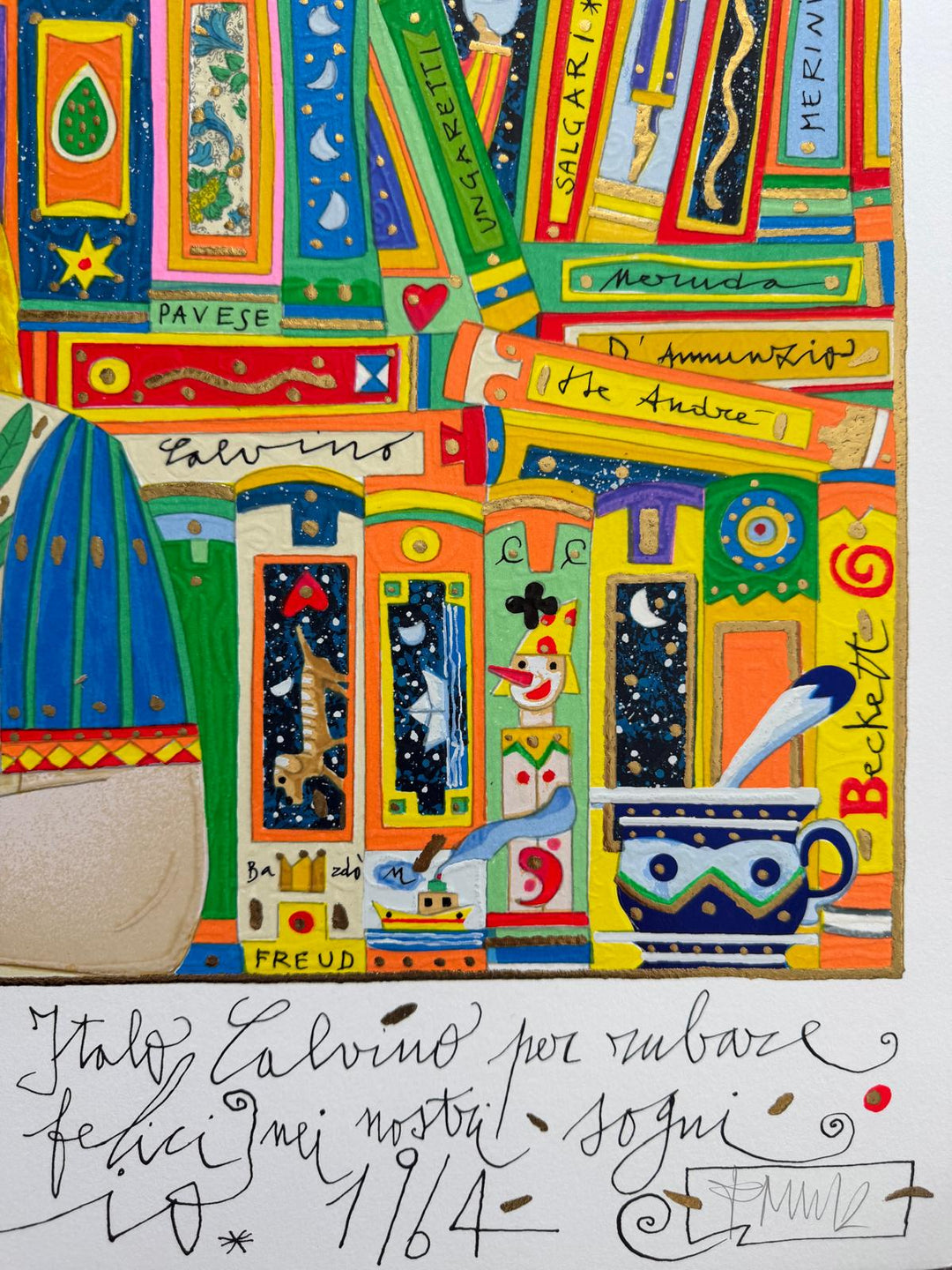 La biblioteca segreta di Italo Calvino | Francesco Musante