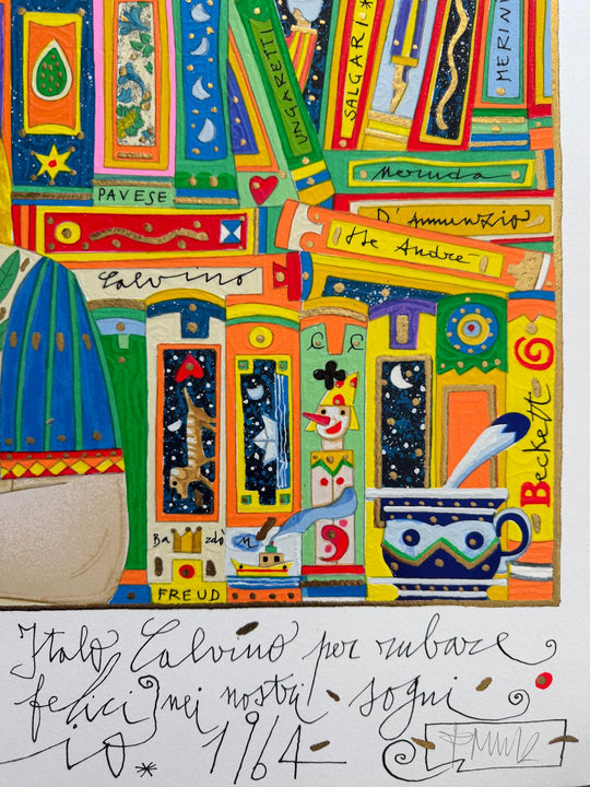 La biblioteca segreta di Italo Calvino | Francesco Musante