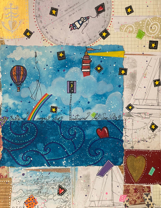 Esistono parole appese alle nuvole (OPERA UNICA) | Andrea Agostini - Arte Focus™