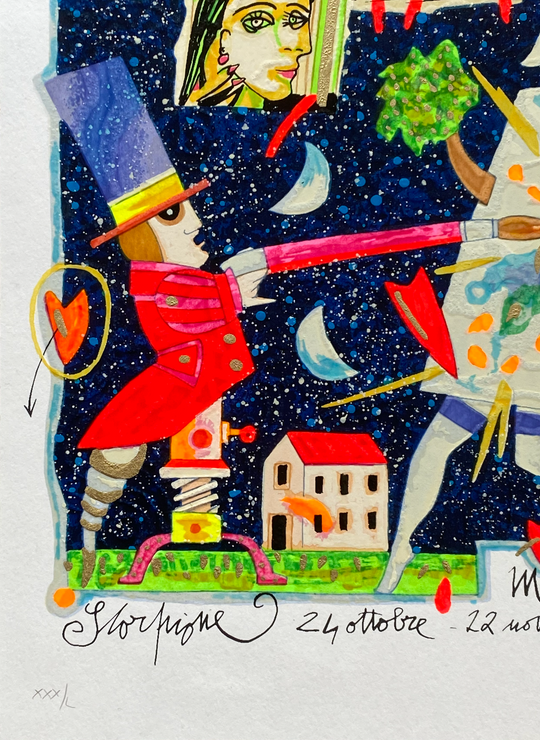 Segni Zodiacali "Scorpione" (fondo bianco) | Francesco Musante