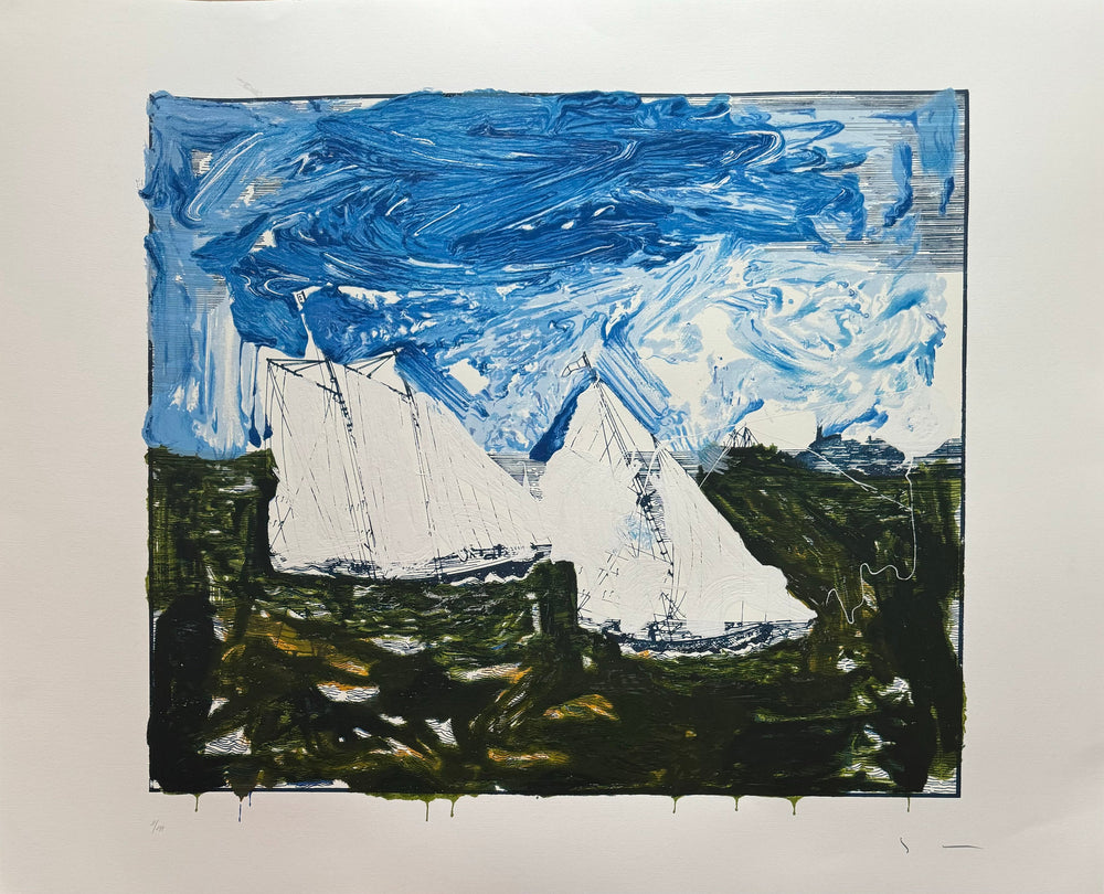 Regatta | Mario Schifano - Arte Focus™