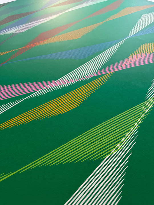 Ovale Verde | Piero Dorazio - Arte Focus™