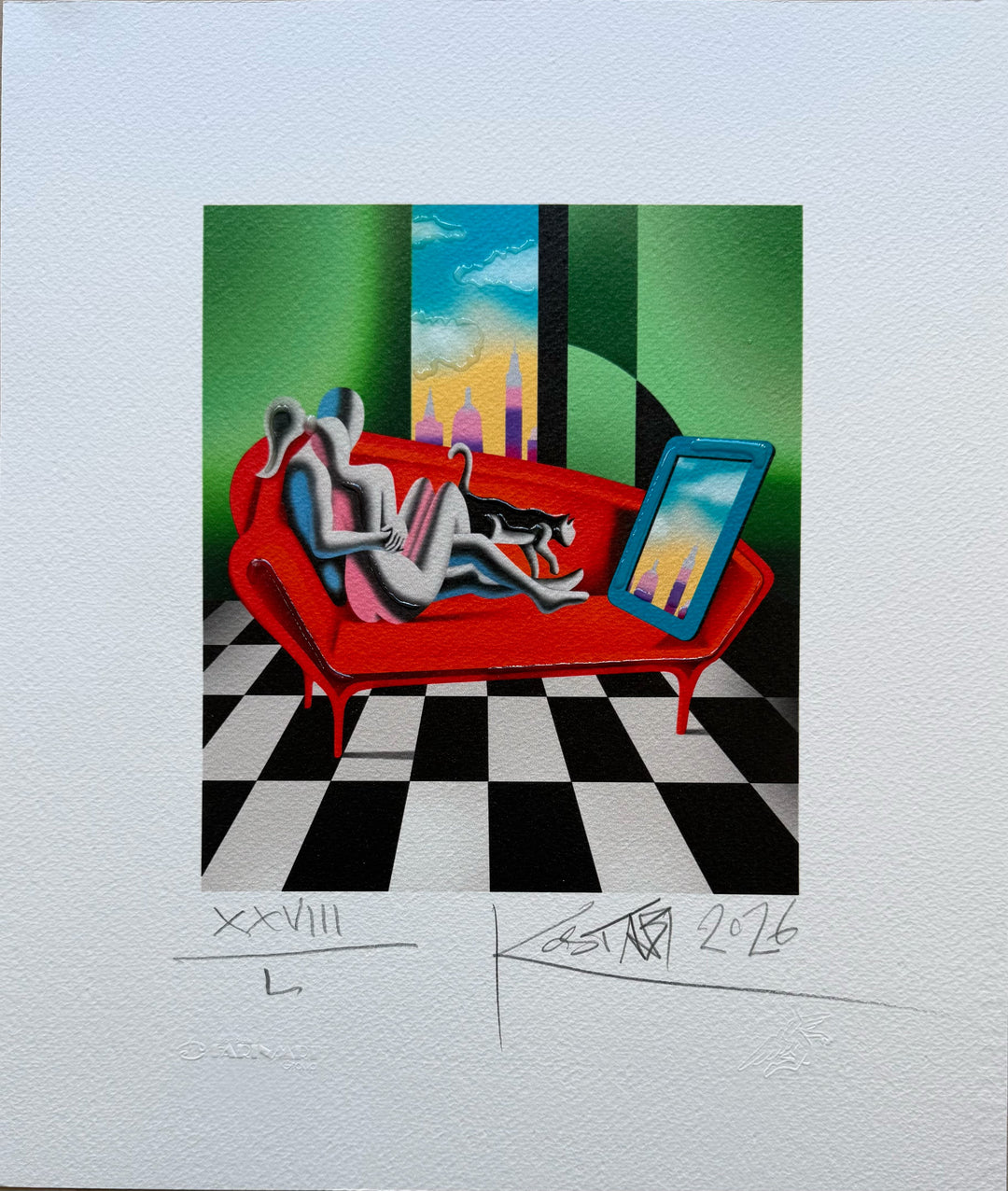 The next dimension | Mark Kostabi