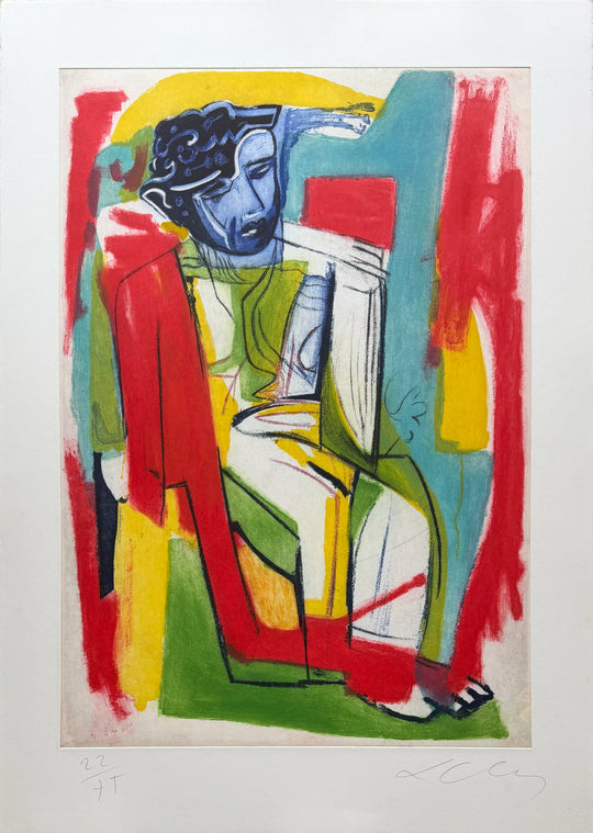 Uomo seduto | Sandro Chia - Arte Focus™