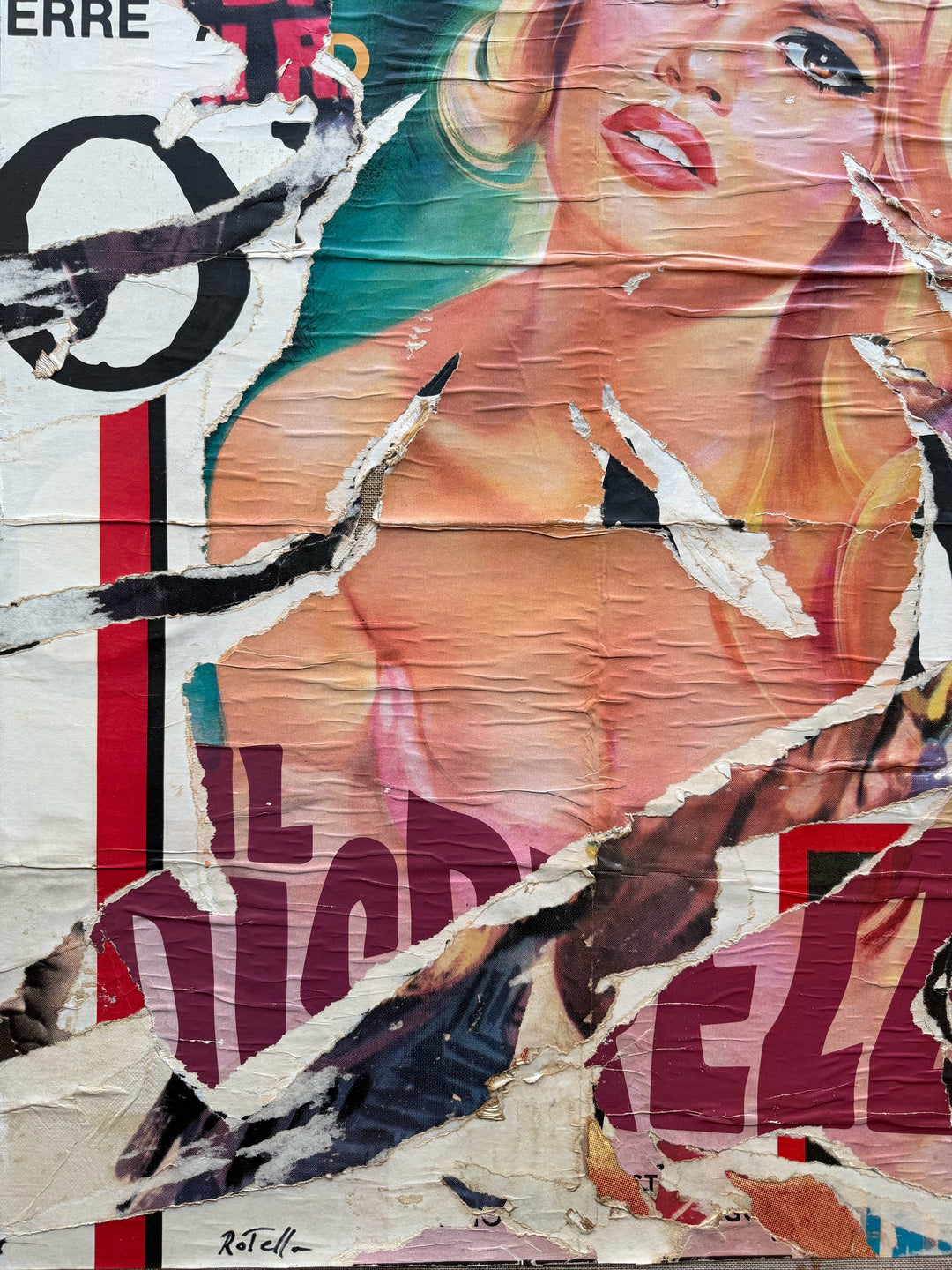 Brigitte | Mimmo Rotella - Arte Focus™