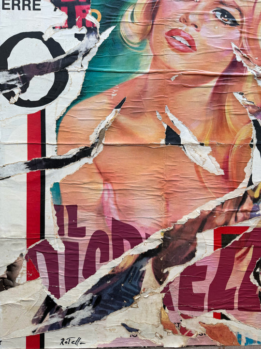 Brigitte | Mimmo Rotella - Arte Focus™