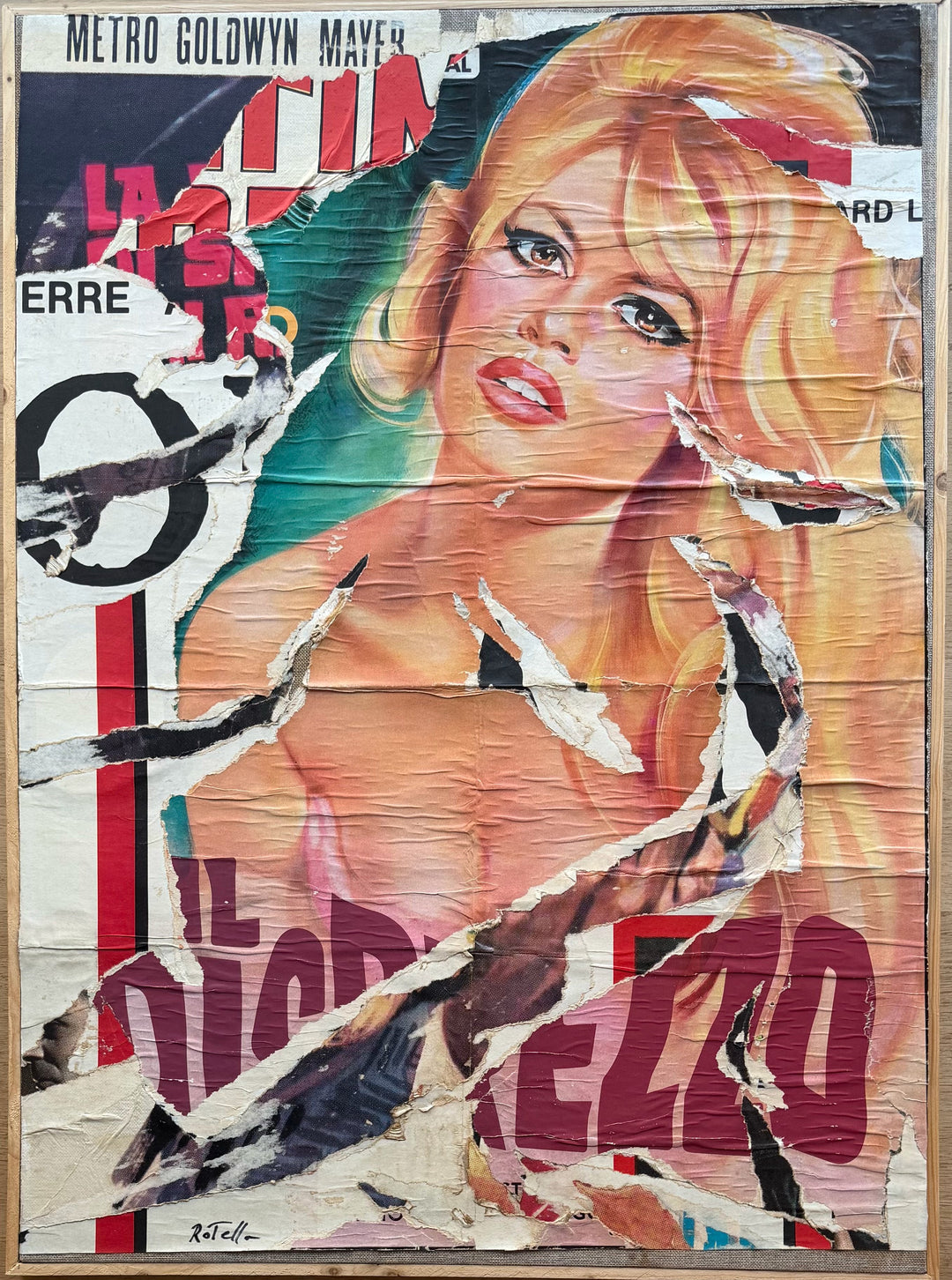 Brigitte | Mimmo Rotella - Arte Focus™
