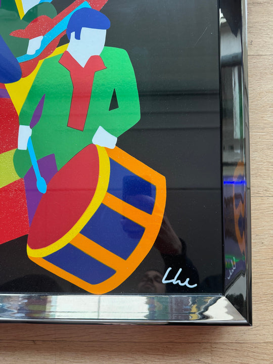 Opera incorniciata: Pop band  | Marco Lodola