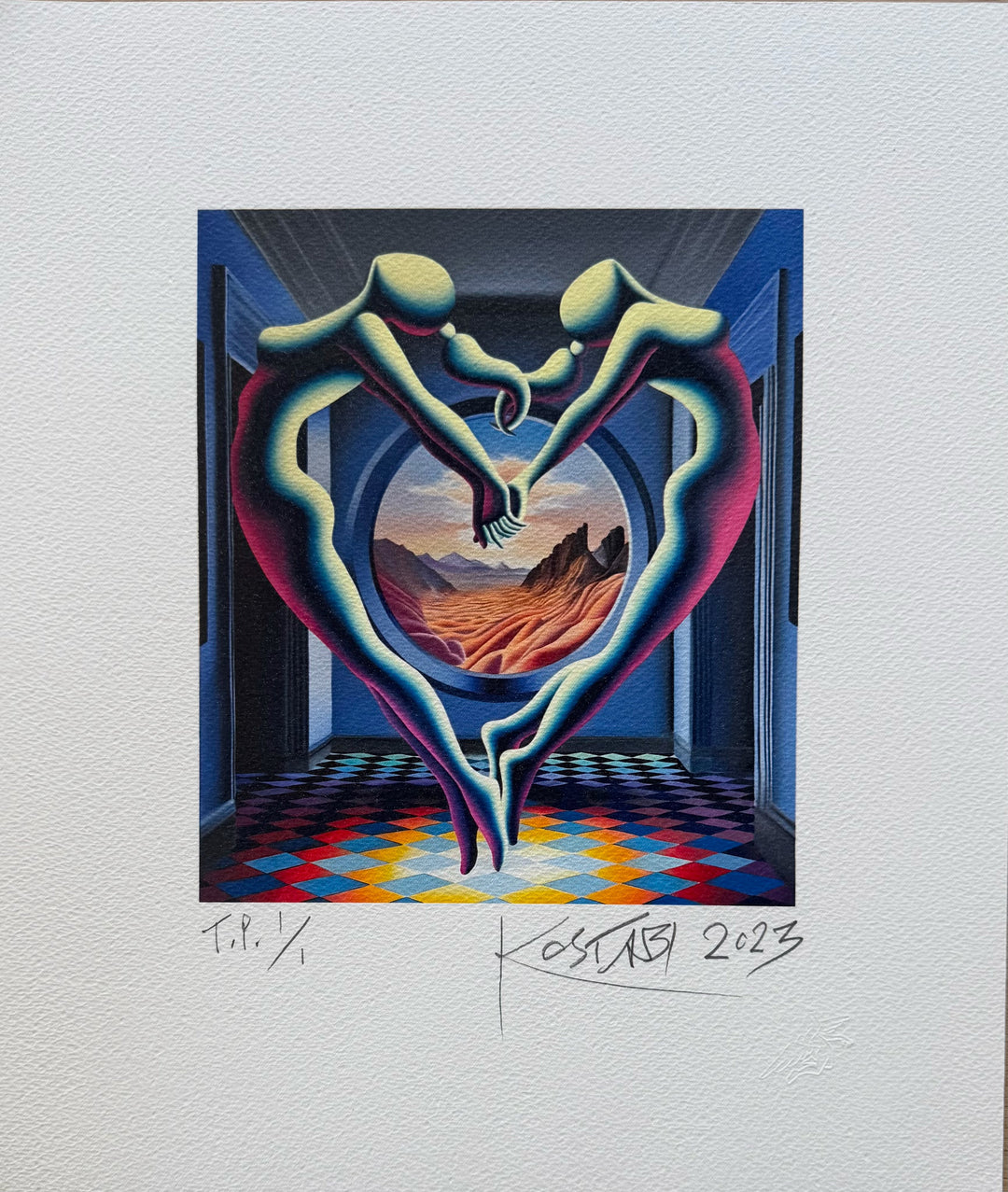 Solar Embrace | Mark Kostabi