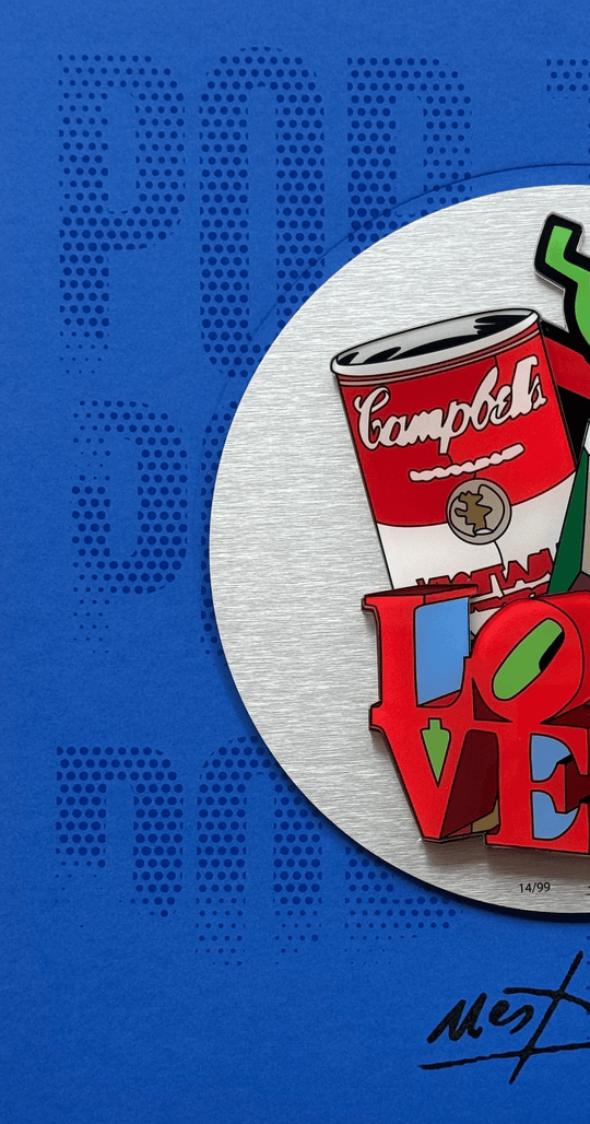 Opera incorniciata: Remix the Icons  | Ugo Nespolo - Arte Focus™