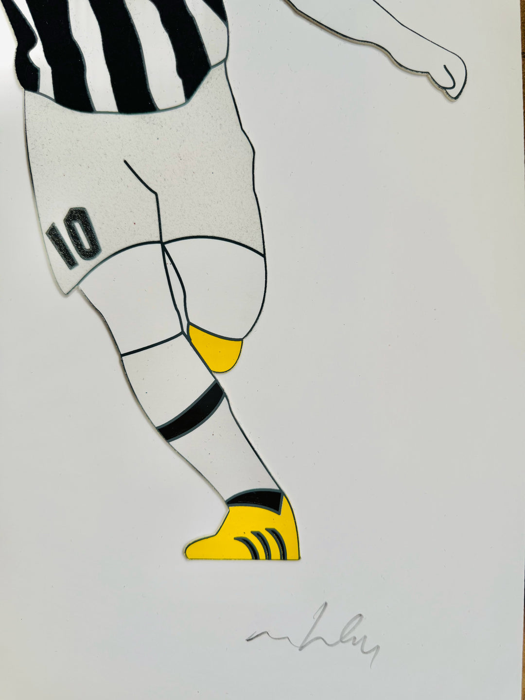 The Black & White King | Marco Lodola - Arte Focus™