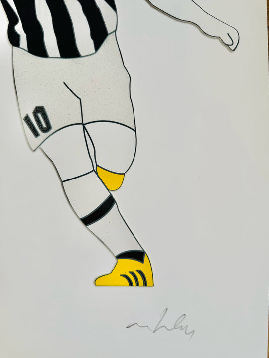 The Black & White King | Marco Lodola - Arte Focus™