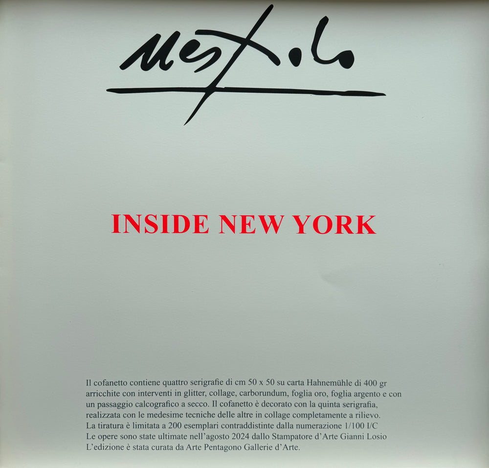 Cofanetto "Inside New York" | Ugo Nespolo