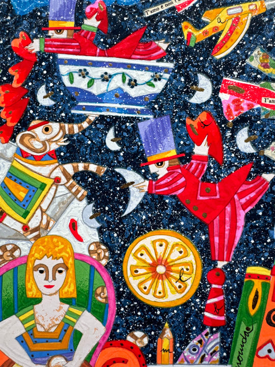 Entriamo felici in un nuovo sogno colorato (fondo bianco) | Francesco Musante