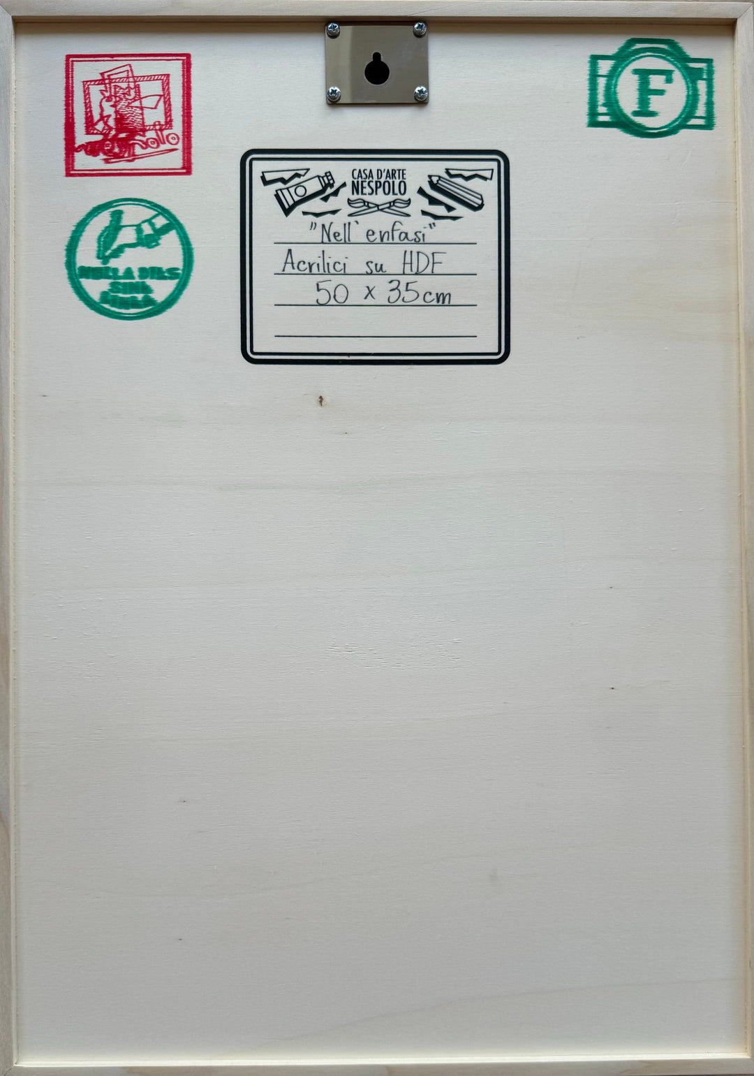 Nell' enfasi | Ugo Nespolo