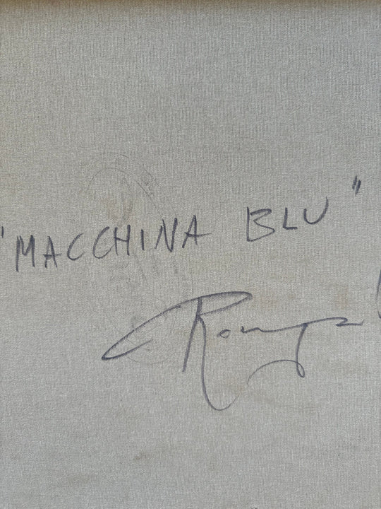 Macchina blu  | Carlo Romagnolo