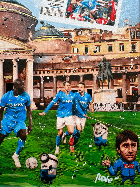 Opera incorniciata: "Anema e Core" - Commemorative edition | Renè