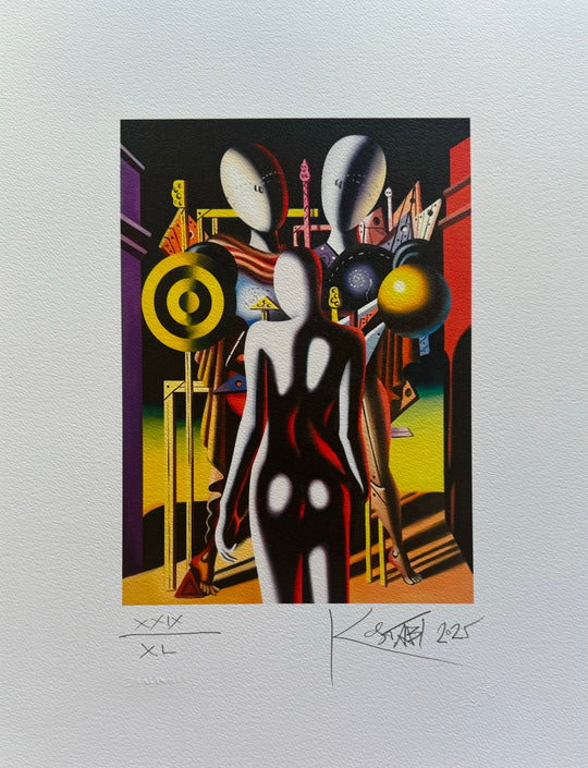 Incontro metafisico | Mark Kostabi