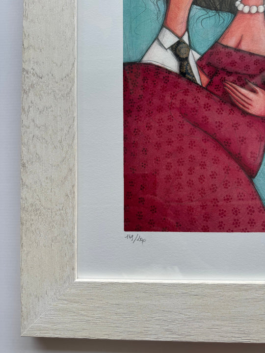 Opera incorniciata: Un Dolcissimo Bacio | Federica Porro