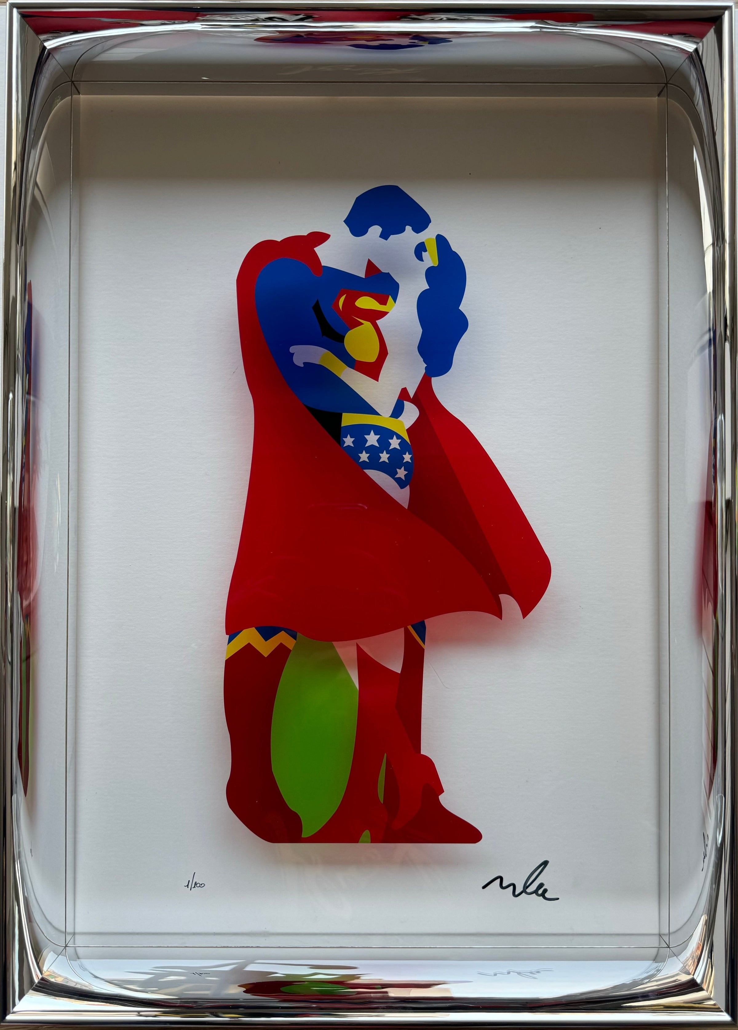 Heroes in love (Plexiglass) | Marco Lodola - Arte Focus™