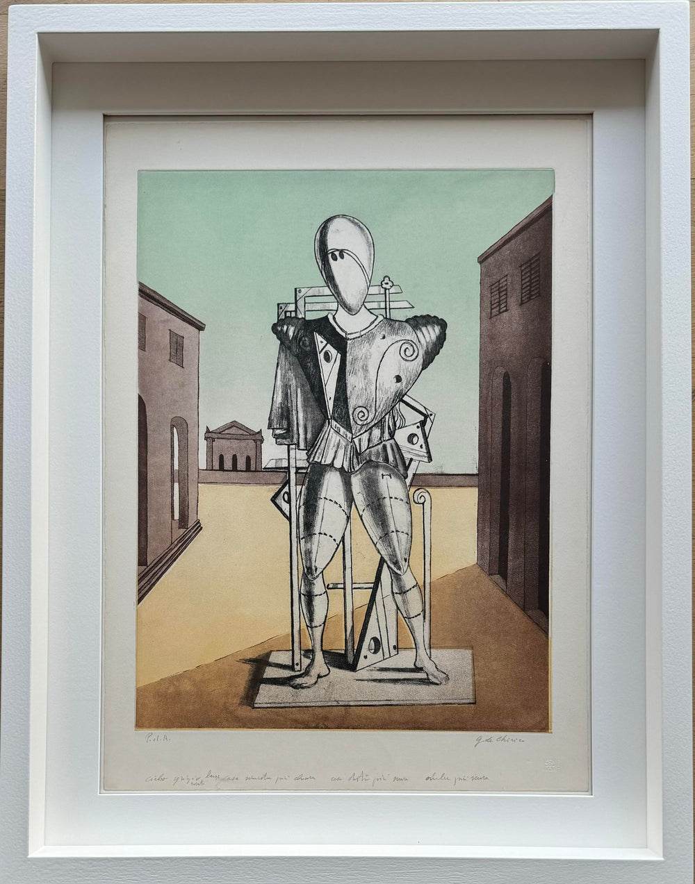 Il trovatore nella piazza | Giorgio De Chirico