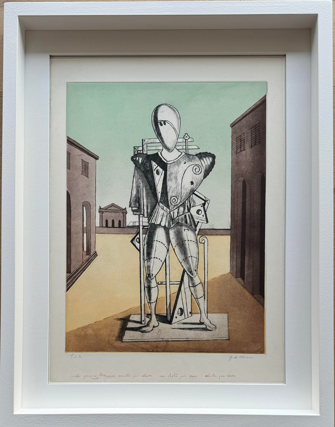 Il trovatore nella piazza | Giorgio De Chirico