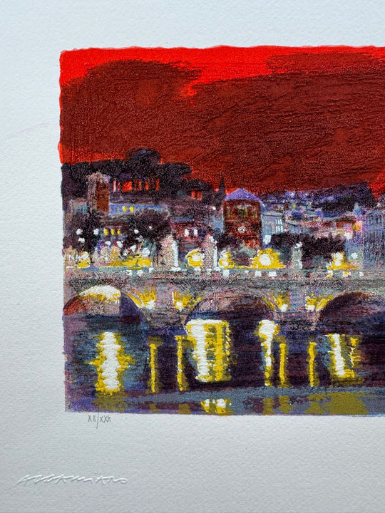 Il tevere II (Rosso) | Natale Addamiano