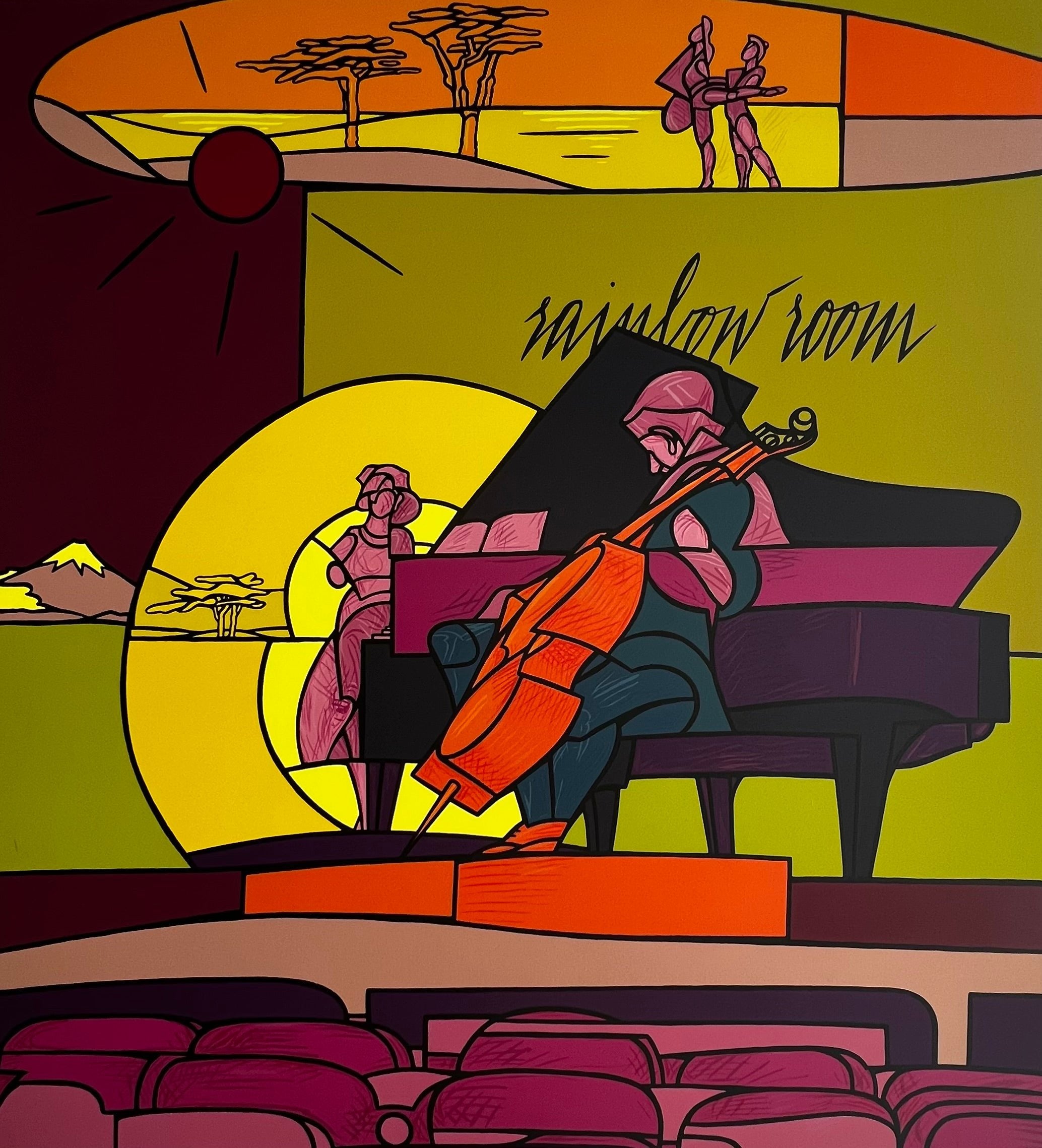 Rainbow room | Valerio Adami - Arte Focus™