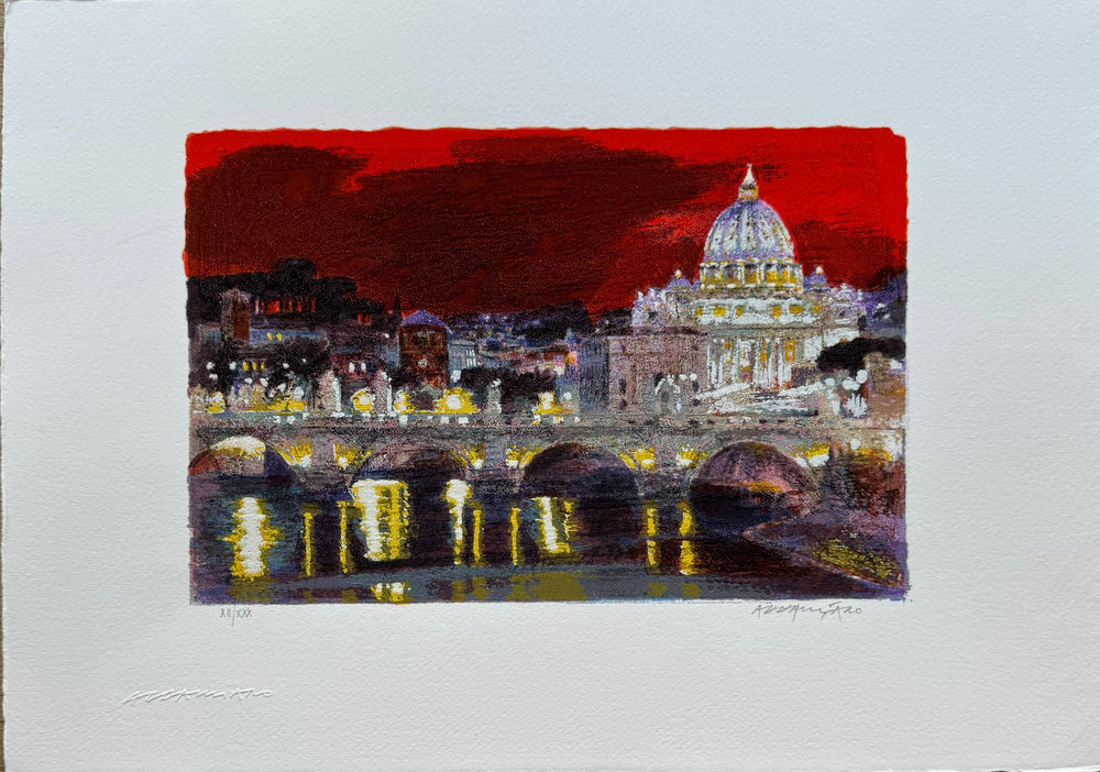 Il tevere II (Rosso) | Natale Addamiano