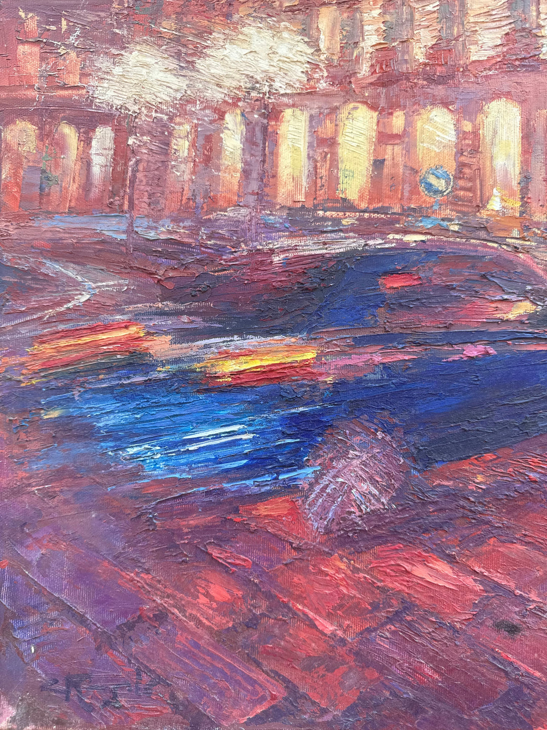 Macchina blu  | Carlo Romagnolo