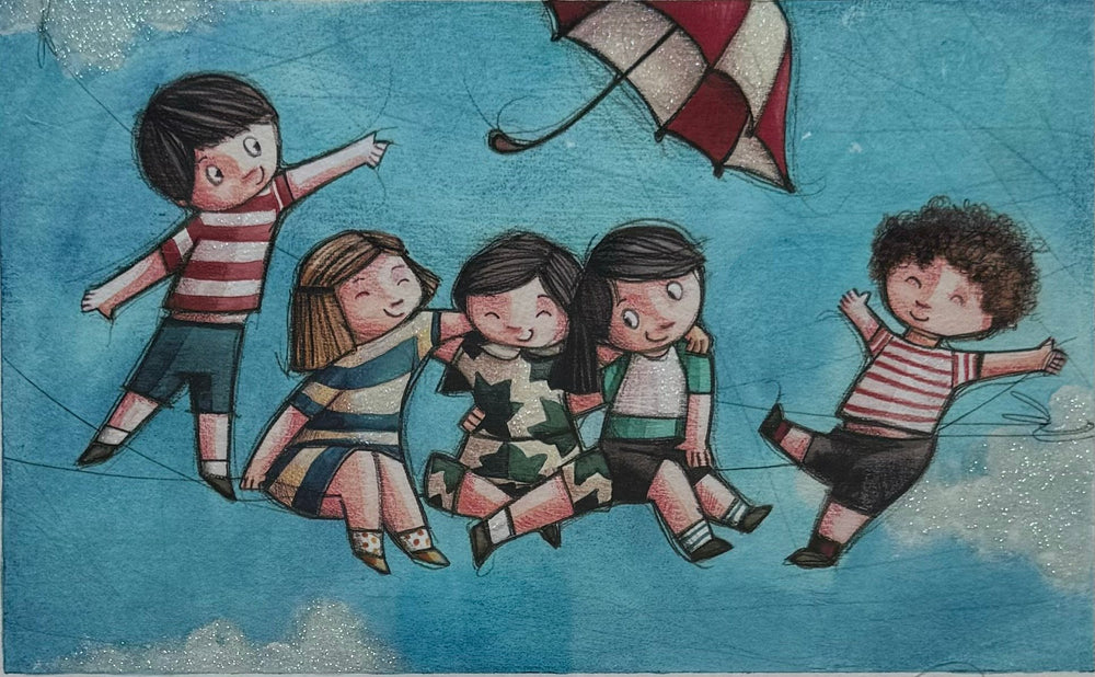 Opera incorniciata: Quattro chiacchiere tra le nuvole | Federica Porro