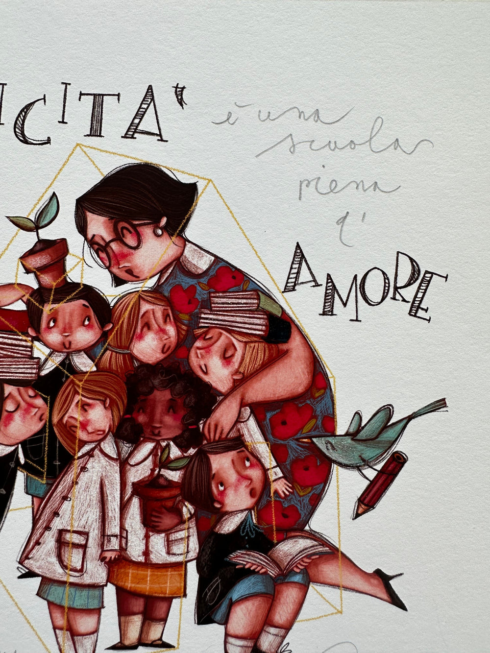 Felicità è una scuola piena d'amore  | Federica Porro