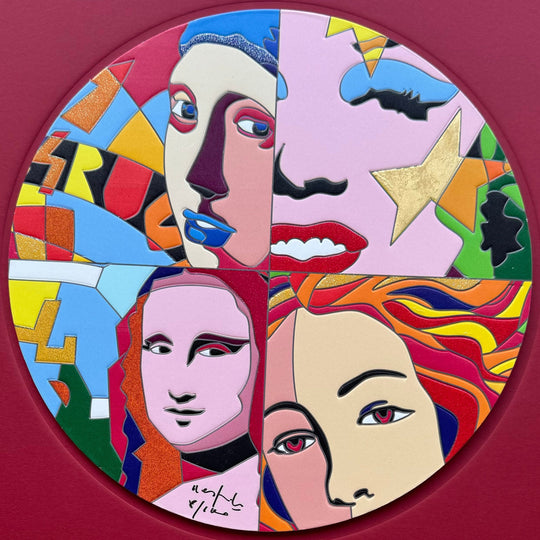 Cartella "The woman's face"  | Ugo Nespolo