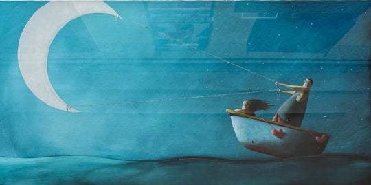 Opera incorniciata: "Col vento in poppa" | Diego Santini