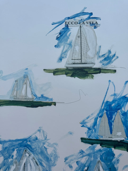 Ecco la vela | Mario Schifano