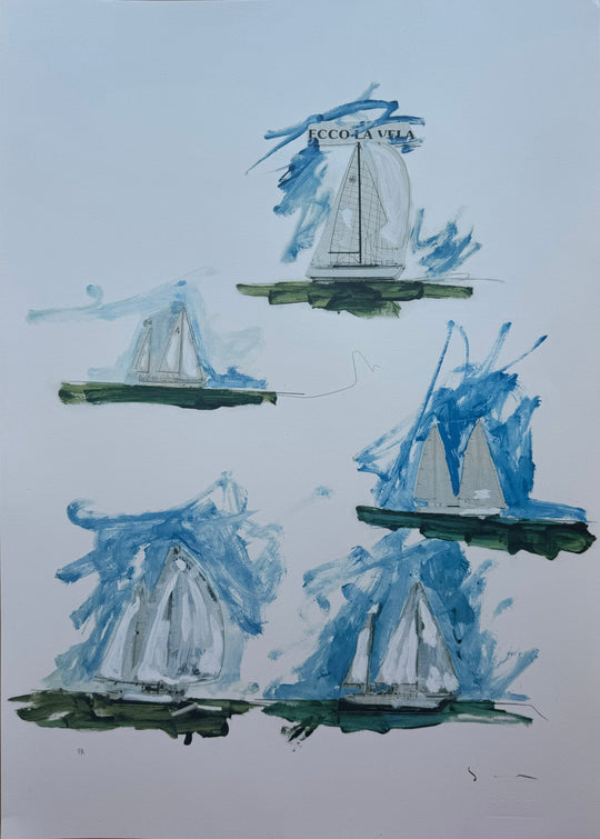 Ecco la vela | Mario Schifano