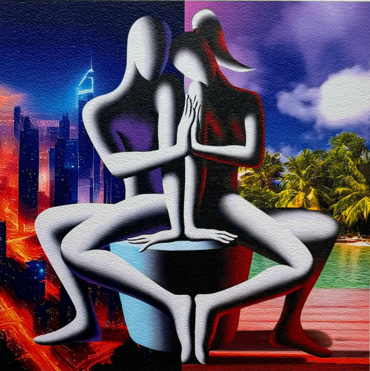Due mondi, un destino | Mark Kostabi