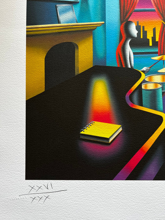 The mystic chords of L memory | Mark Kostabi