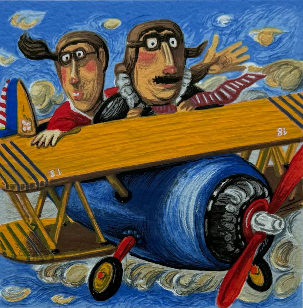 Opera incorniciata: Aereoplanino  | Pino Procopio