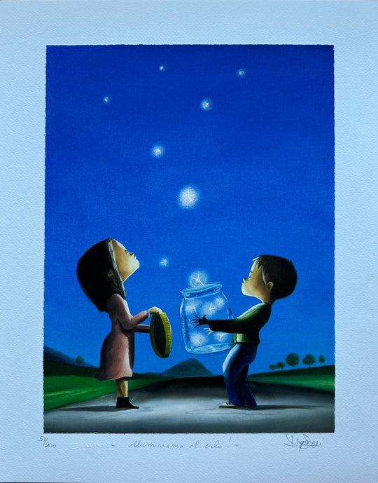 " illuminiamo il cielo!"  | Diego Santini