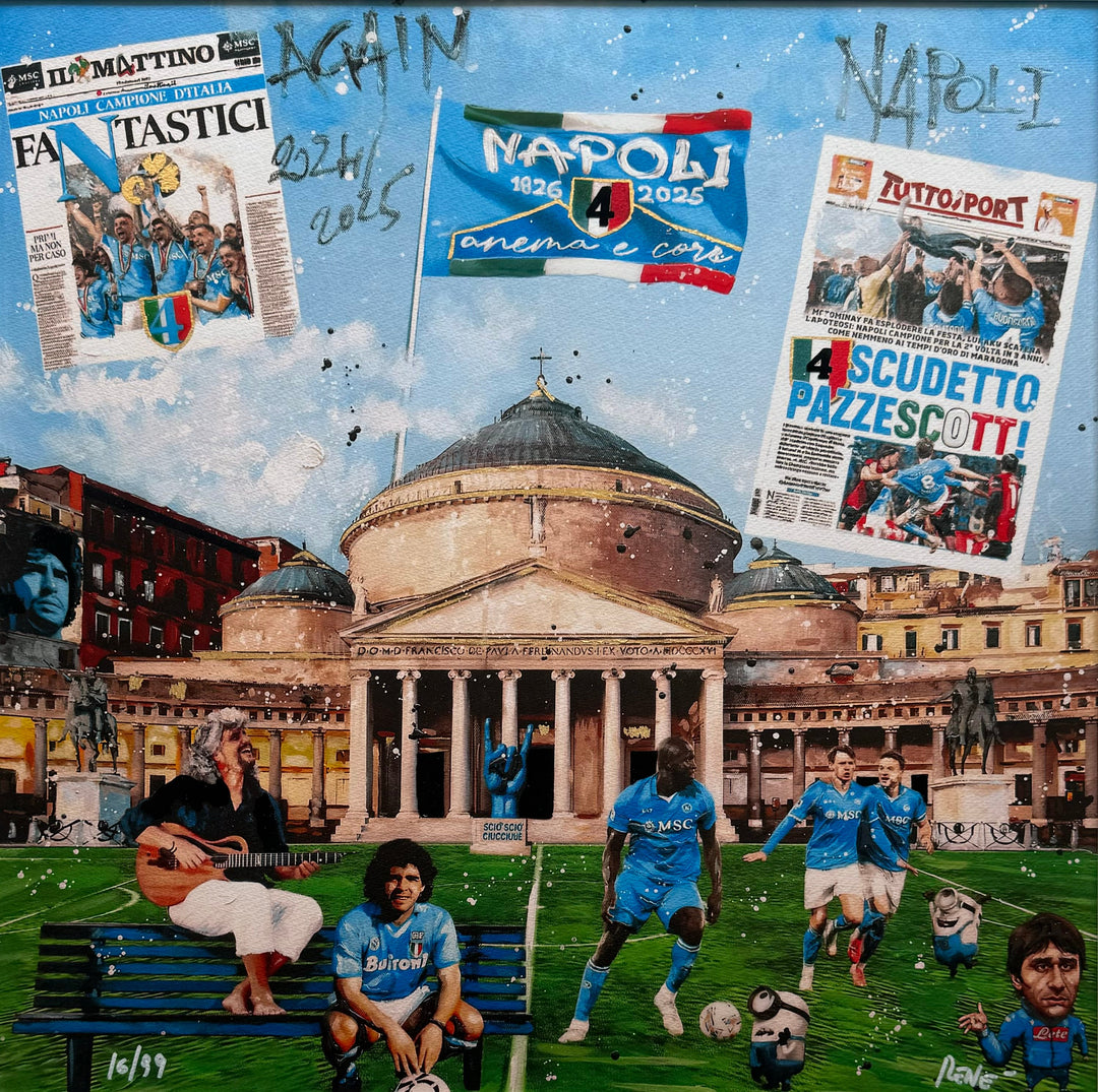 Opera incorniciata: "Anema e Core" - Commemorative edition | Renè