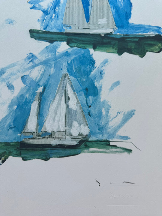 Ecco la vela | Mario Schifano