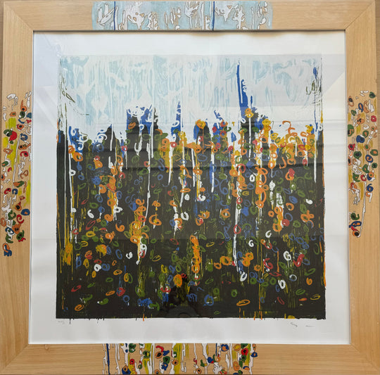 Opera incorniciata: Splendore del floricoltore | Mario Schifano