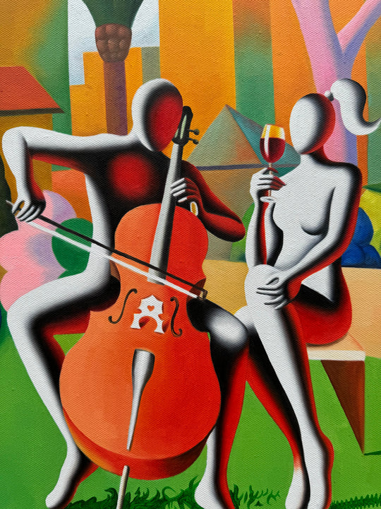 Notes of paradise  | Mark Kostabi - Arte Focus™