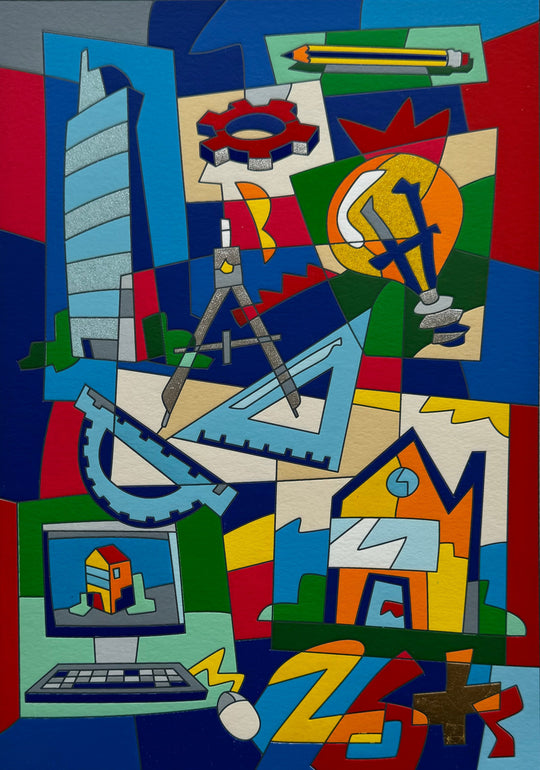 Constructor ad arte  | Ugo Nespolo