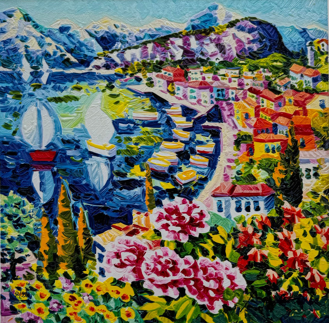 Opera incorniciata: Il vento leggero del lago  | Athos Faccincani