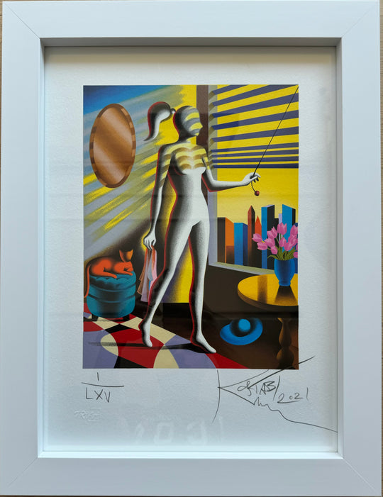 Opera incorniciata: New Day | Mark Kostabi