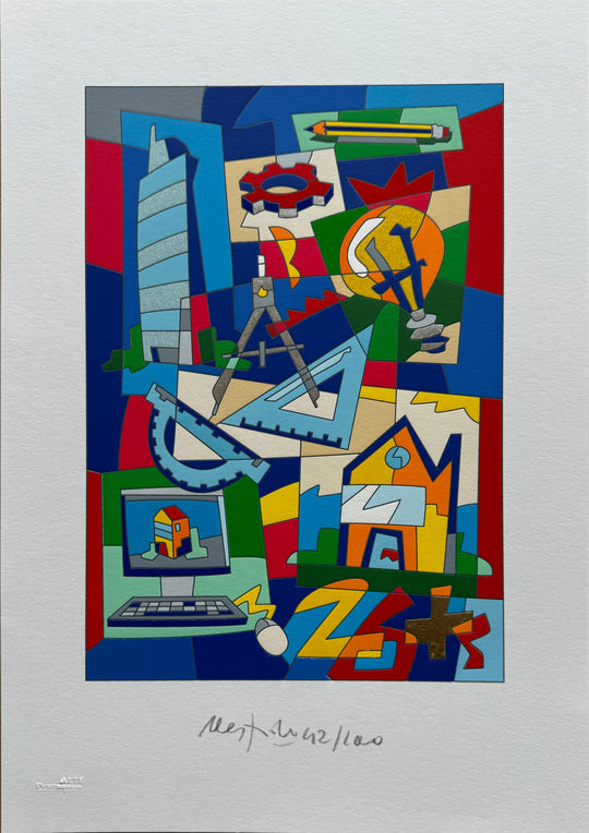 Constructor ad arte  | Ugo Nespolo