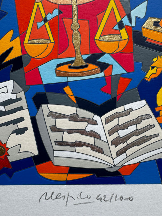 Dura lex sed lex | Ugo Nespolo