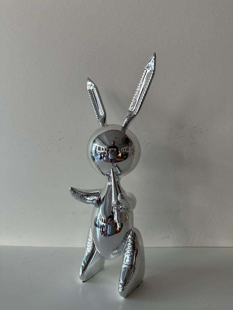 Balloon Rabbit Silver | Jeff Koons (After)